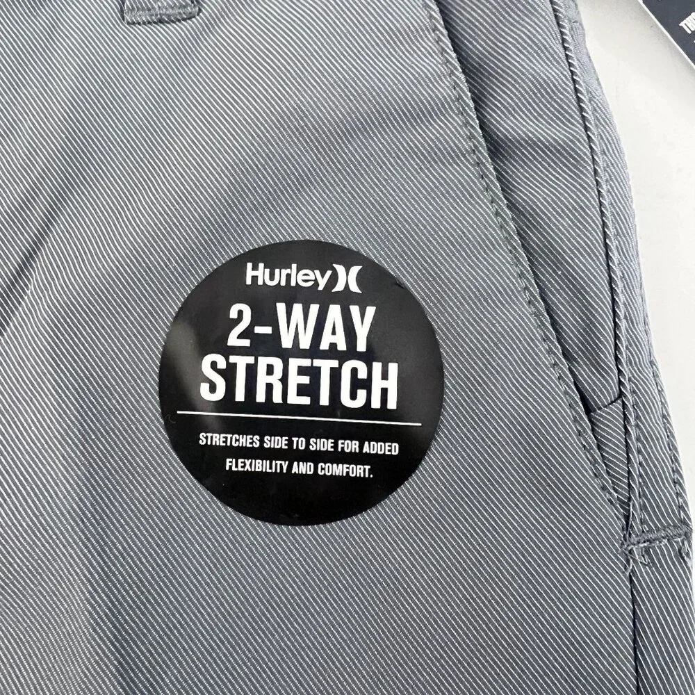 Hurley H20 Dri Boys Size 4 Walking‎  Shorts Cool Gray  Adjustable Waist